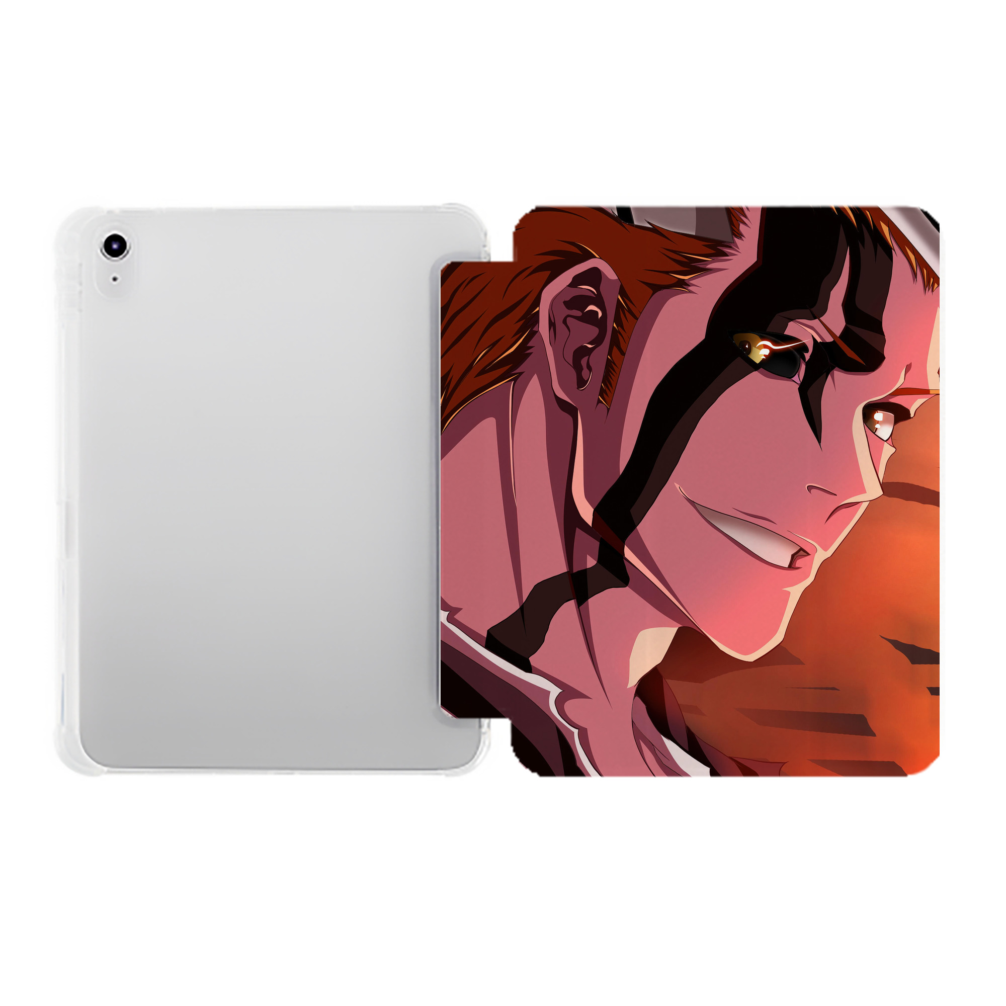 （画像用） ブリーチ BLEACH IPad ケース ペン収納付き 三つ折りスタンド PUレザー×シリコン 対応機種9.5/10.5/10.9インチ